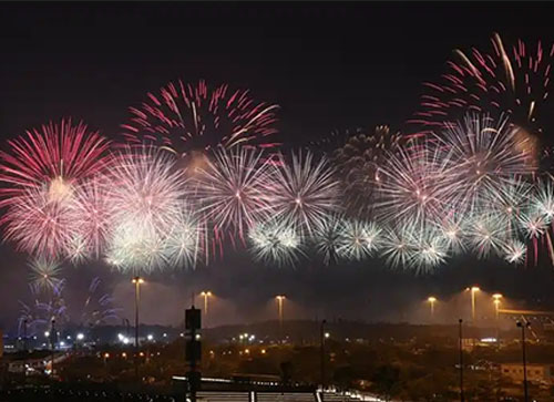 华蓥市焰火晚会