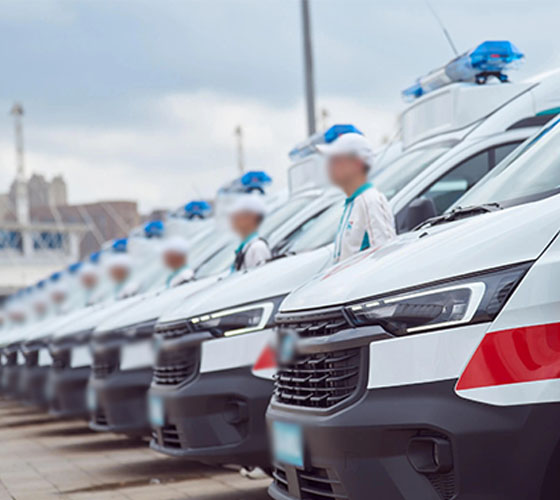 华蓥市服务车队展示